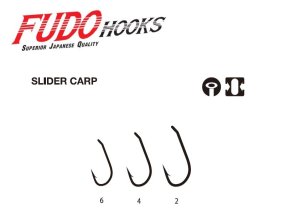 Háčik Fudo 2801 Slider Carp Black Nickel