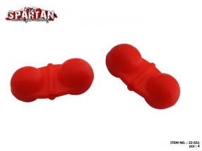 Spartan Plastová Hrkálka Plastic Red Soundballs