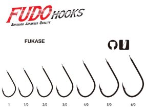Háčik Fudo 4101 Fukase Black Nickel