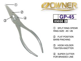 Multifunkčné Celokovové Kliešte Owner Gp-45