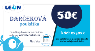 Darčekový poukaz v hodnote 50 €