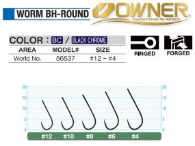 Háčik Owner Worm-bh Round