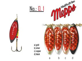 Rotačka Mepps Aglia Long Redbo 0 Copper