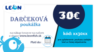Darčekový poukaz v hodnote 30 €