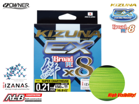 Rybárska Šnúra Owner Kizuna Ex 8x Line 150 M