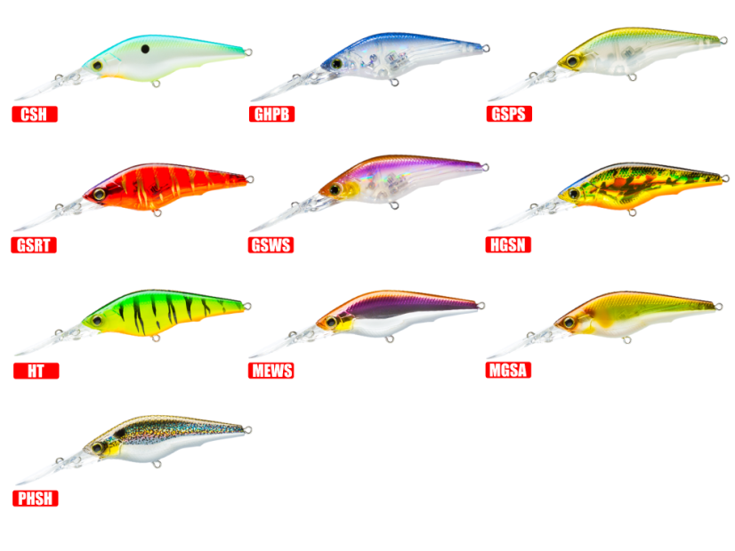 Plávajúca nástraha YO - ZURI & DUEL Hardcore Shad 7,5 Cm Sf