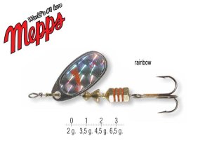 Rotačka Mepps Aglia Comet Rainbo 0