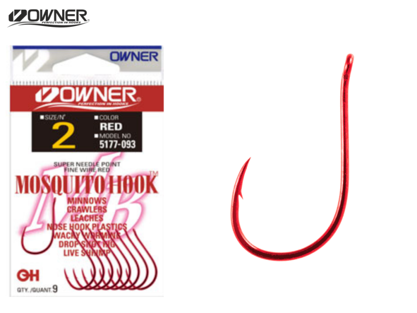 Háčiky Owner 5177 Mosquito Red