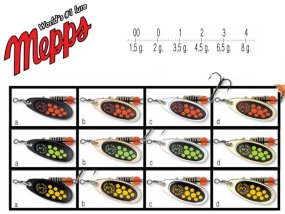 Rotačka Mepps Black Furry 00