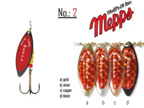 Rotačka Mepps Aglia Long Redbo 2 Silver