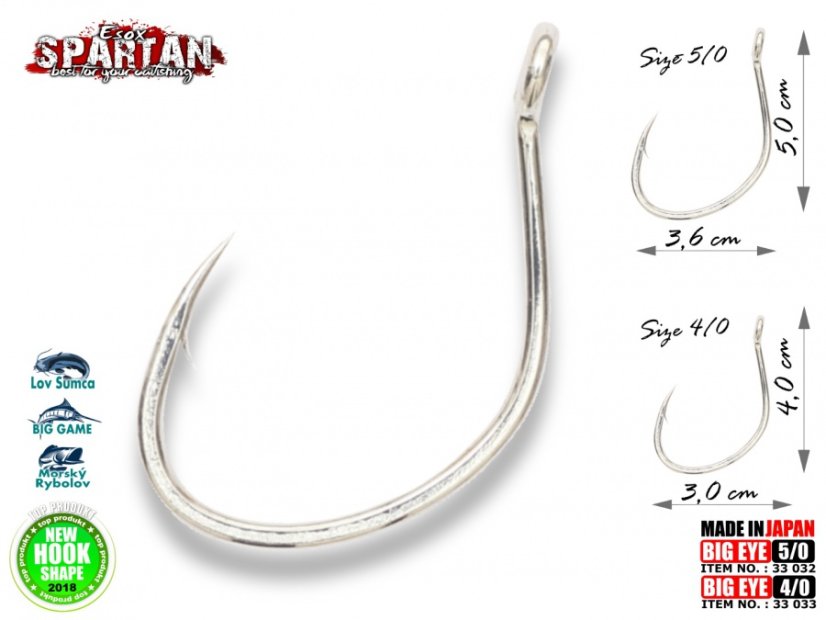 Spartan Kovaný Háčik Big Eye Hook