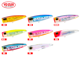 Popper YO - ZURI & DUEL Duel L-blue Bubble Jet 12 Cm