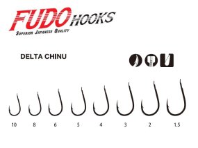Háčik Fudo 0001 Delta Chinu Black Nickel