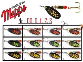 Rotačka Mepps Black Furry 3 Black/Yellow