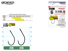 Háčiky Owner 51614 S-31bl